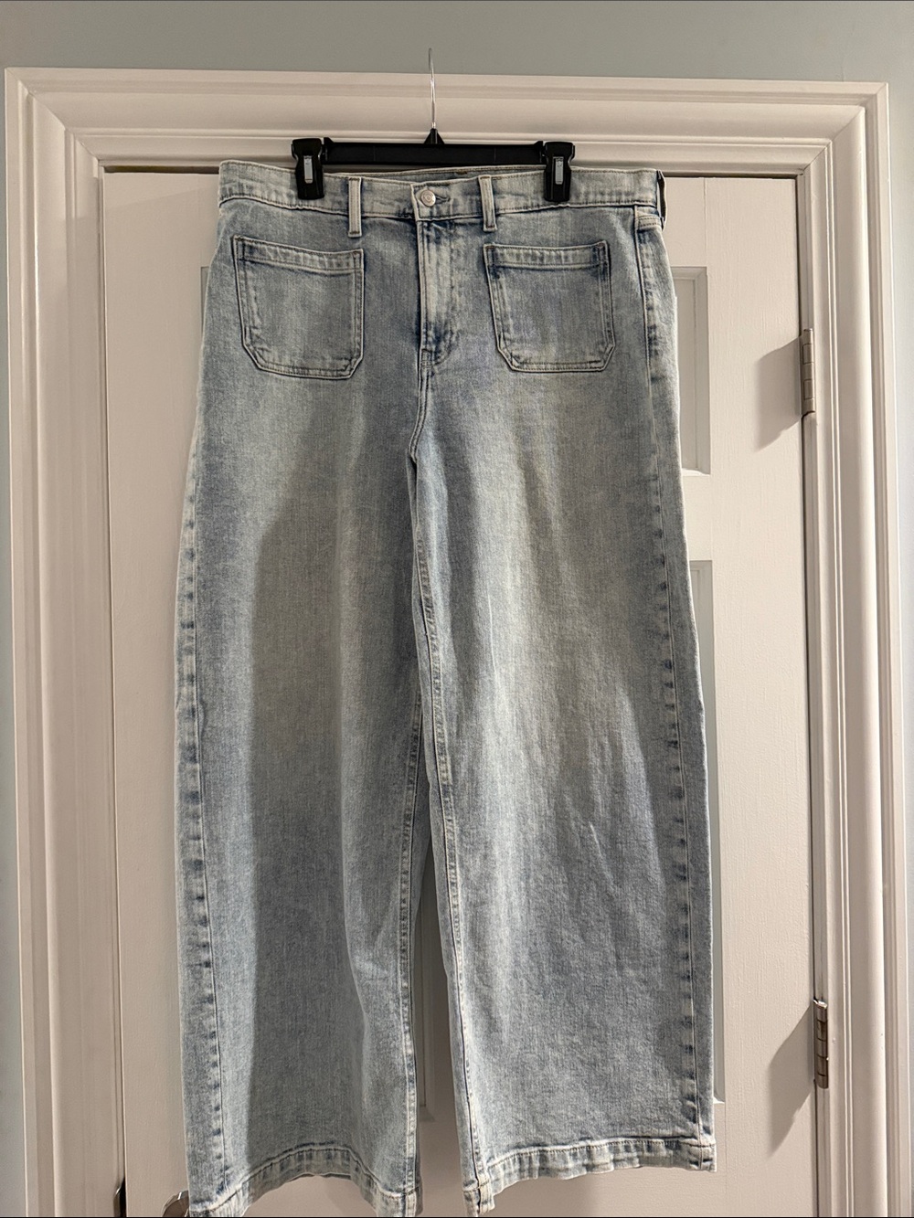 GAP Light Blue Wide-Leg High-Rise Jeans